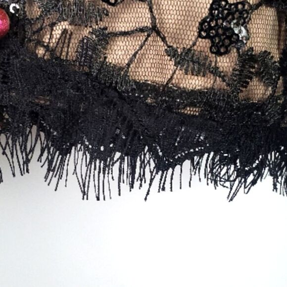 BLACK EVENING DRESS - Picture 6 of 8